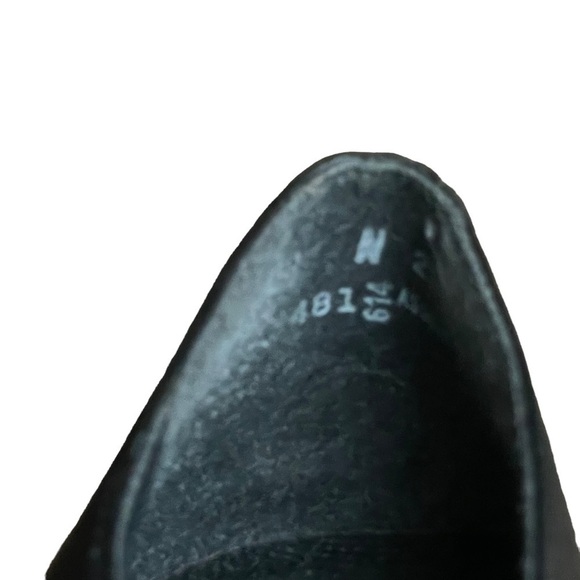 Munro American Taylor Black Leather Ankle Booties Side Zip Women's Size 6N (AA) - Picture 11 of 16